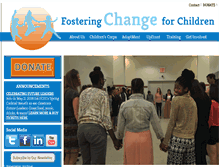 Tablet Screenshot of fosteringchangeforchildren.org